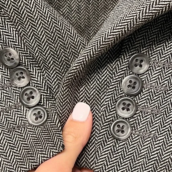 Lord & Taylor Jack Victor Collection Mens Gray Suit Jacket Size 46